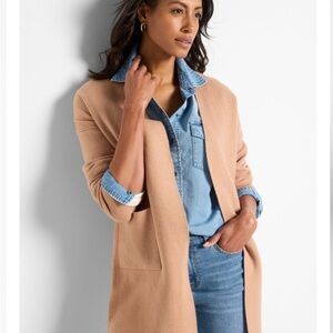 NIC+ZOE SUNSET BREEZE REVERSIBLE KNIT JACKET, NWT